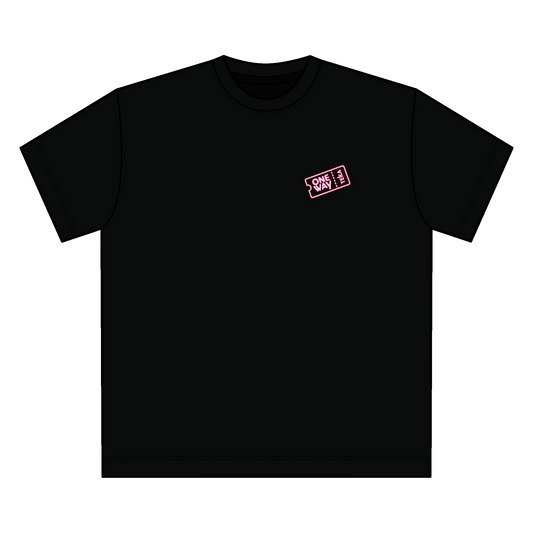 oneway tee (black)